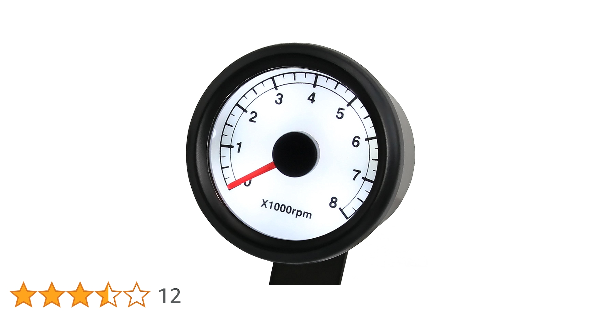 Amazon | ライズコーポレーション LEDタコメーター ブラック